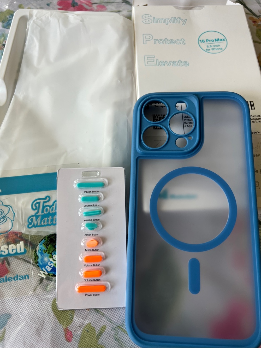 iPhone 16 Pro Max 6.9 inch Max Blue Case New in Box
